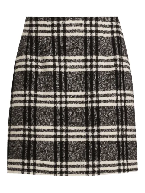 Dolce & Gabbana checked mini skirt