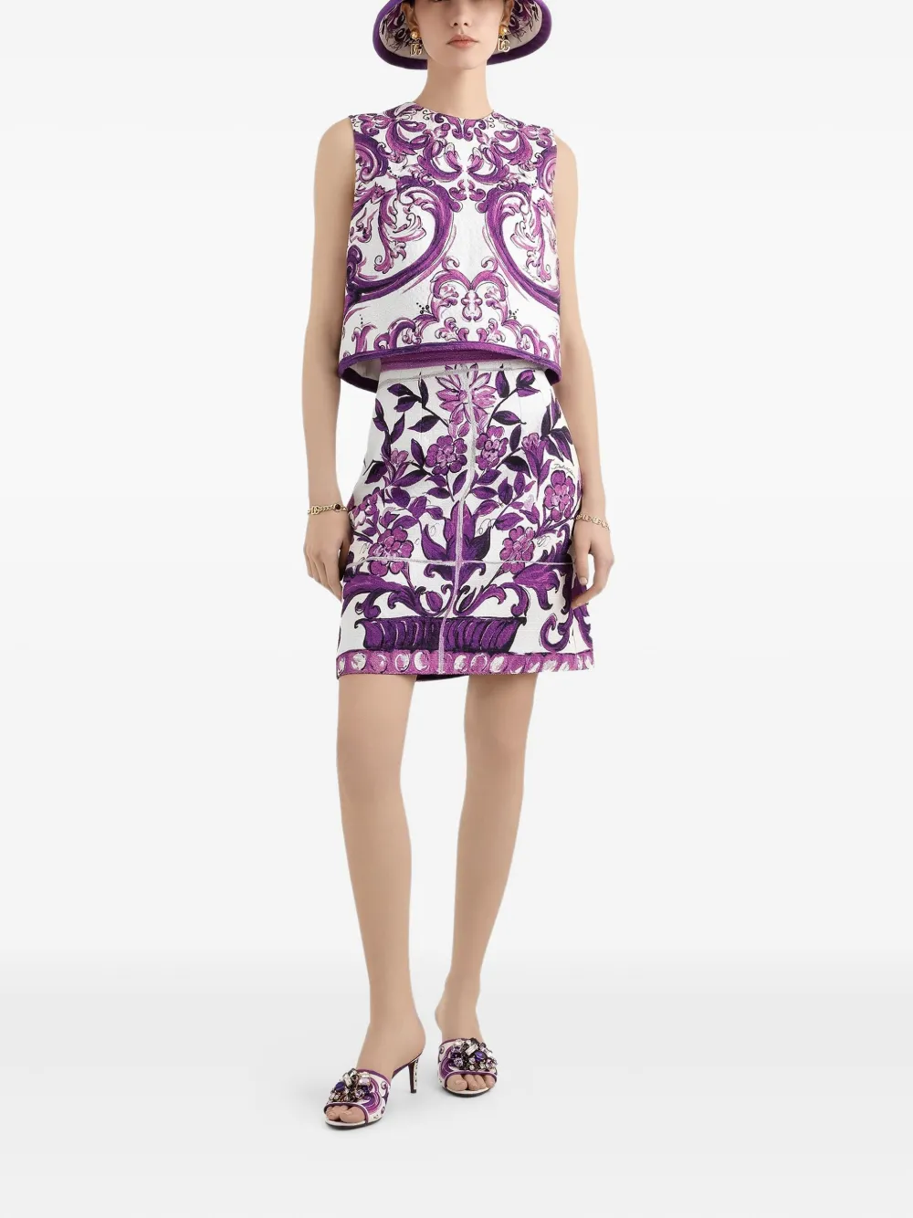 Dolce & Gabbana Majolica-print skirt | A-Line Skirts | Image 2
