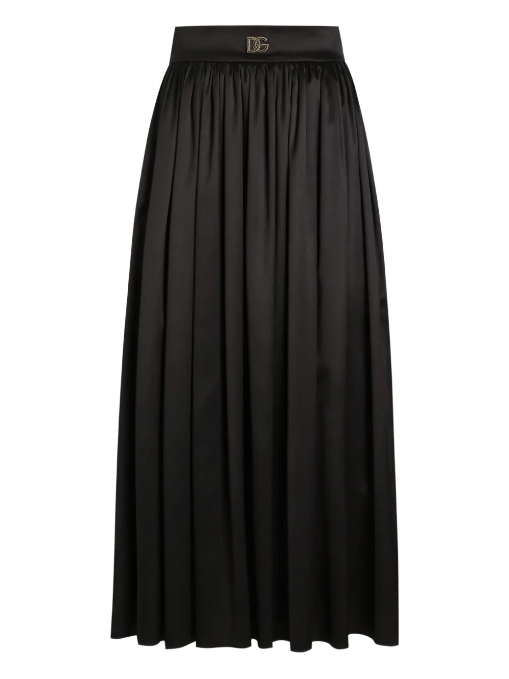 Dolce & Gabbana Midi-plooirok Zwart