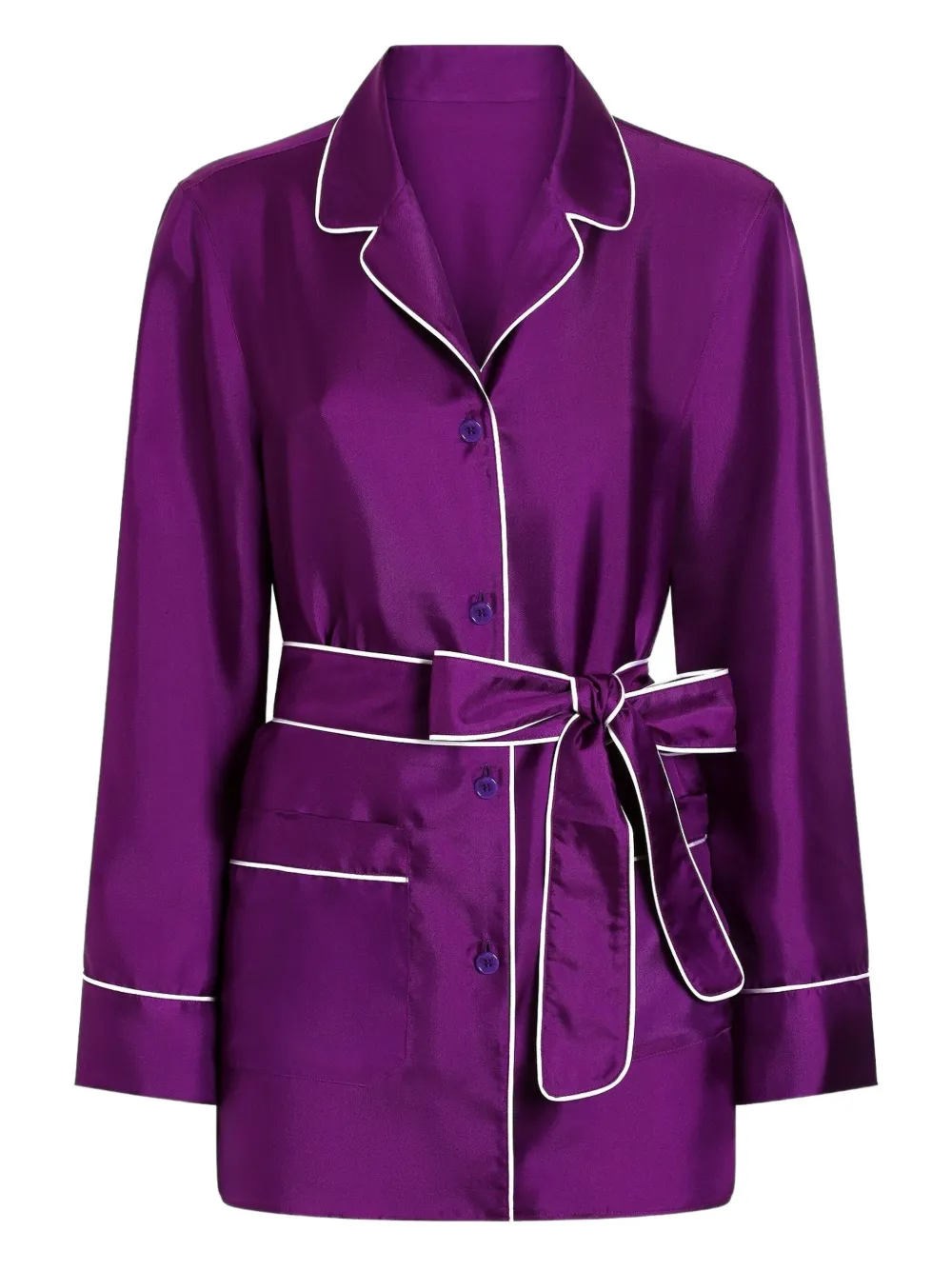 Dolce & Gabbana Zijden blouse Paars
