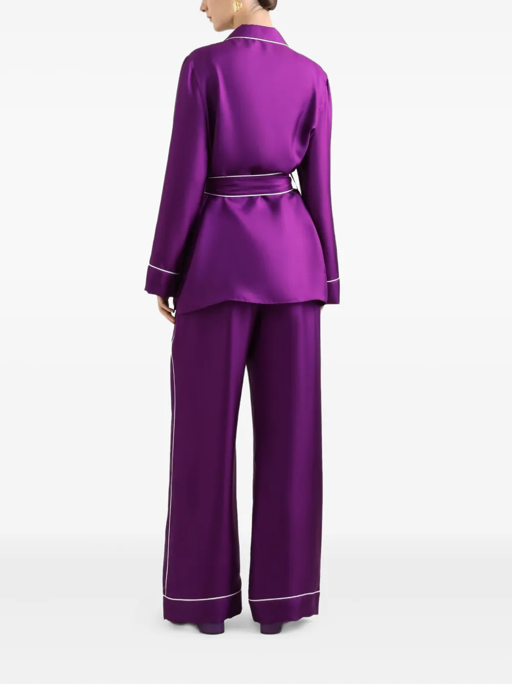 Dolce & Gabbana Zijden blouse Paars