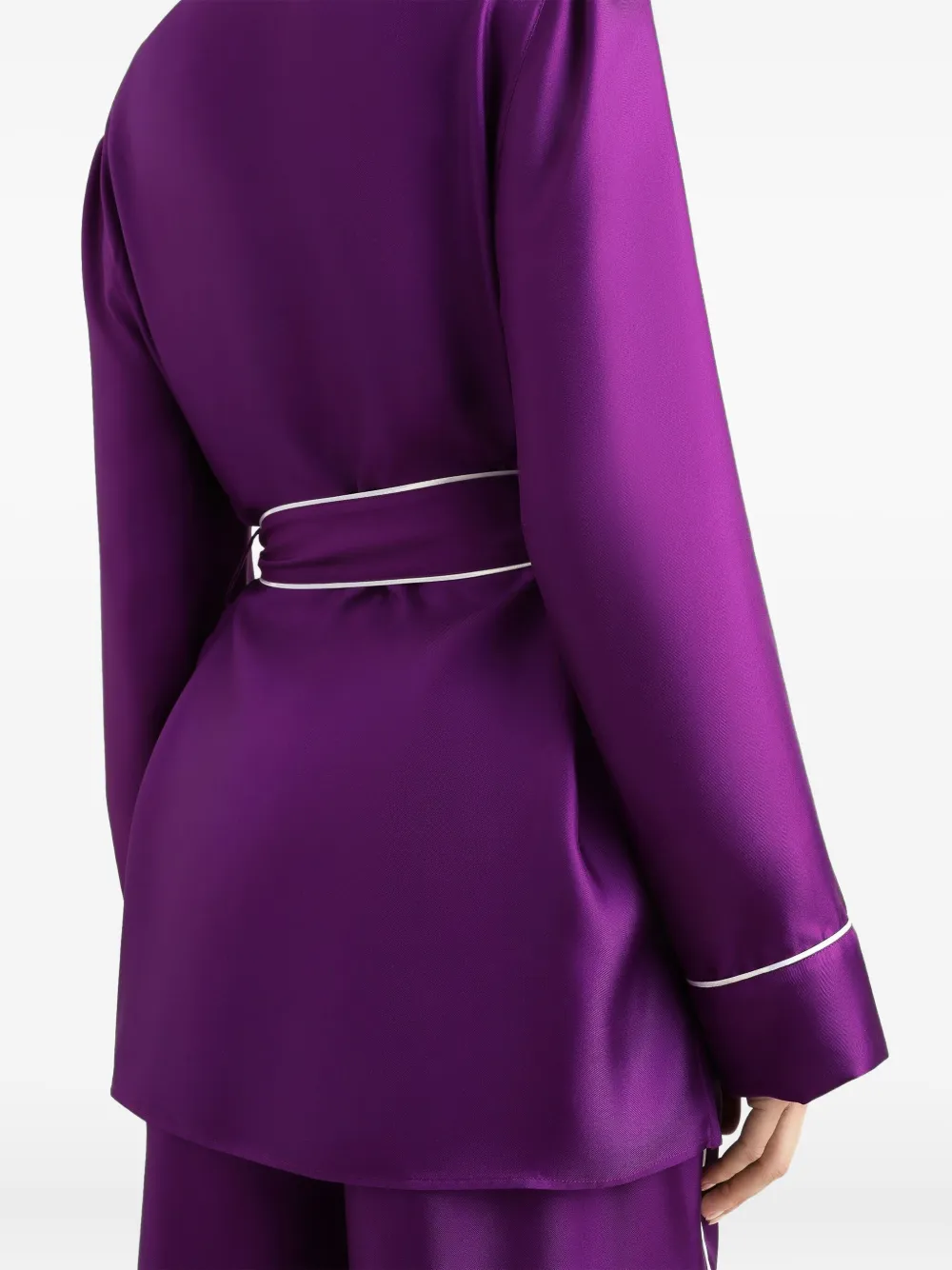 Dolce & Gabbana Zijden blouse Paars