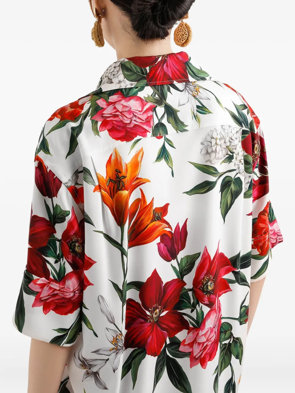 Dolce & Gabbana Zijden blouse Wit