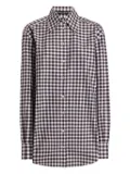 Dolce & Gabbana gingham-check shirt - White