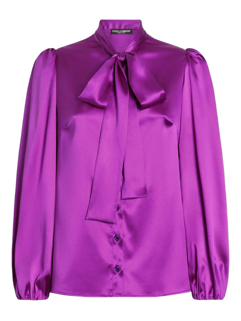 Dolce & Gabbana Satijnen blouse Paars