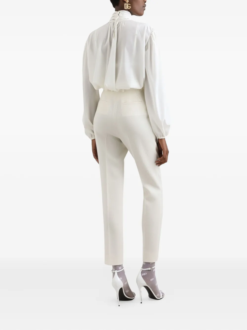 Dolce & Gabbana Shirt met strikdetail Wit