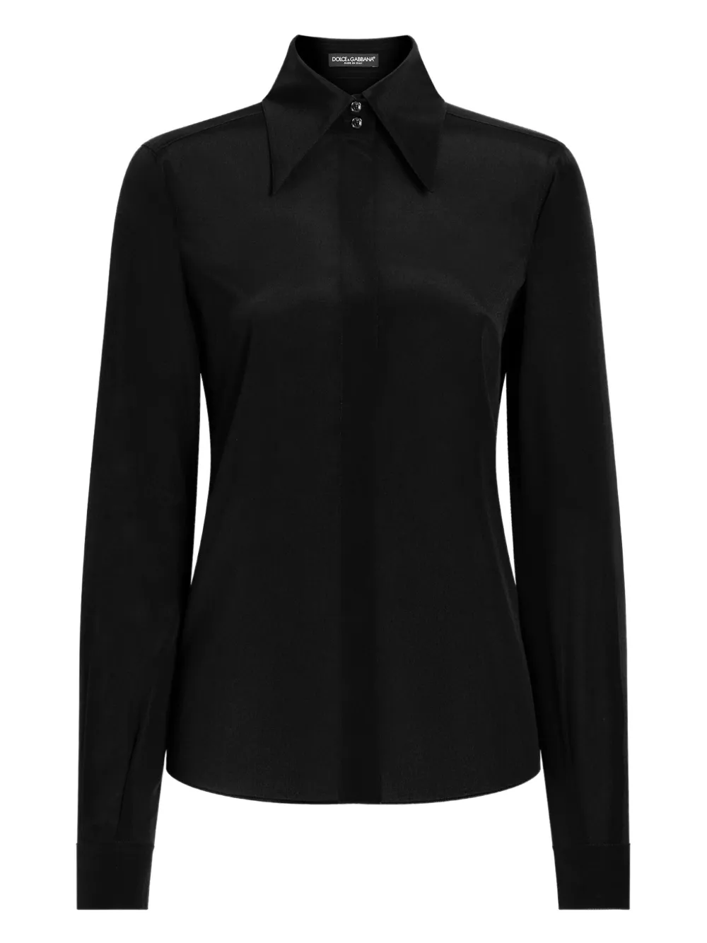 Dolce & Gabbana pointed-collar shirt | Black | Image 1