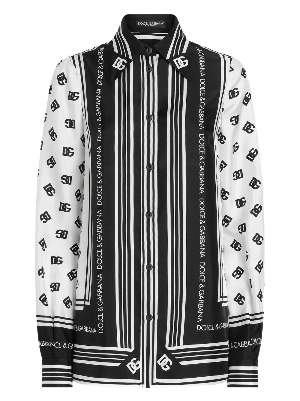 Dolce & Gabbana DG print shirt - White