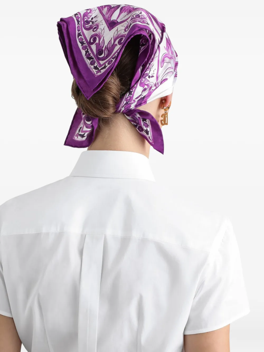 stretch-cotton shirt