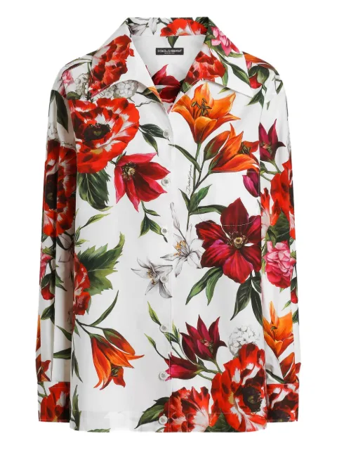 Dolce & Gabbana camisa con estampado floral