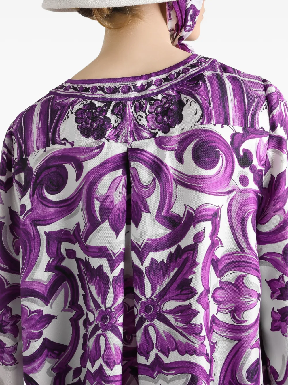 Dolce & Gabbana Zijden jurk Wit