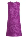 Dolce & Gabbana brocade-effect mini dress - Purple