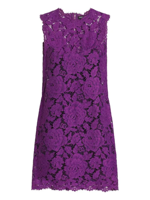 Dolce & Gabbana robe en dentelle à coupe courte
