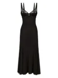 Dolce & Gabbana organza godet dress - Black