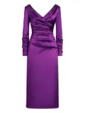 Dolce & Gabbana draped midi dress - Purple