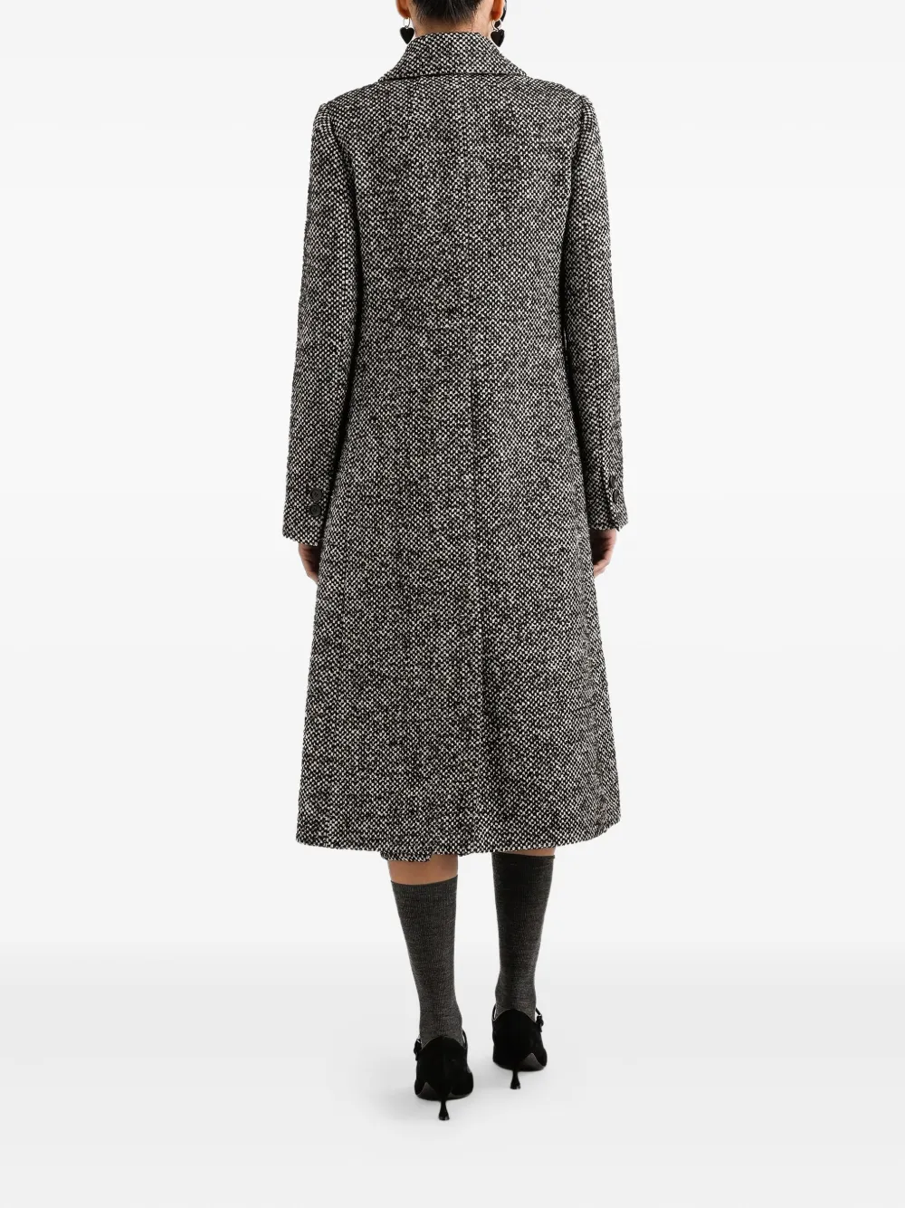 Dolce & Gabbana Mouwloze midi-jurk Zwart