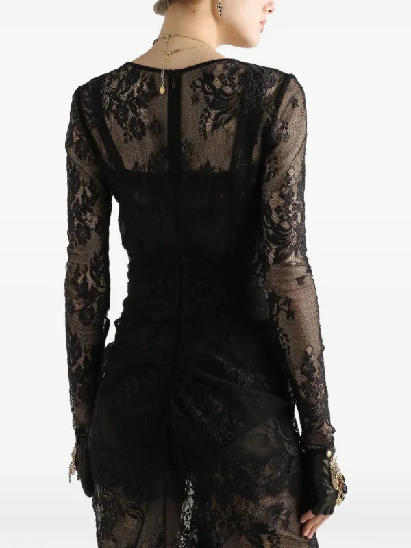 Dolce & Gabbana レース ドレス | ブラック | FARFETCH JP