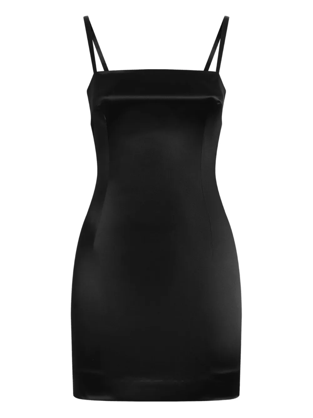 Dolce & Gabbana Satin Slip Dress In Black