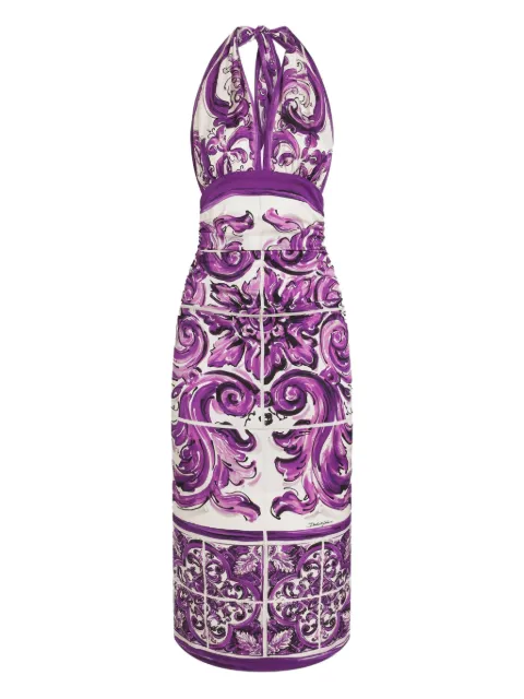 Dolce & Gabbana فستان ميدي بطبعة جرافيك