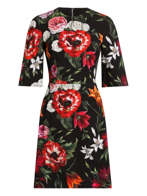 Dolce & Gabbana vestido corto con estampado floral