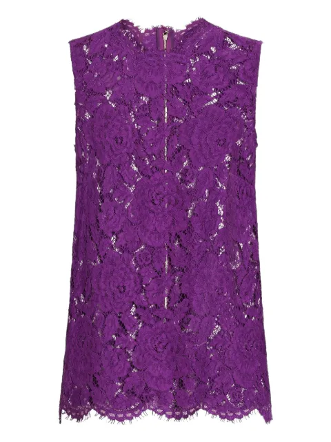 Dolce & Gabbana lace-detailing top 