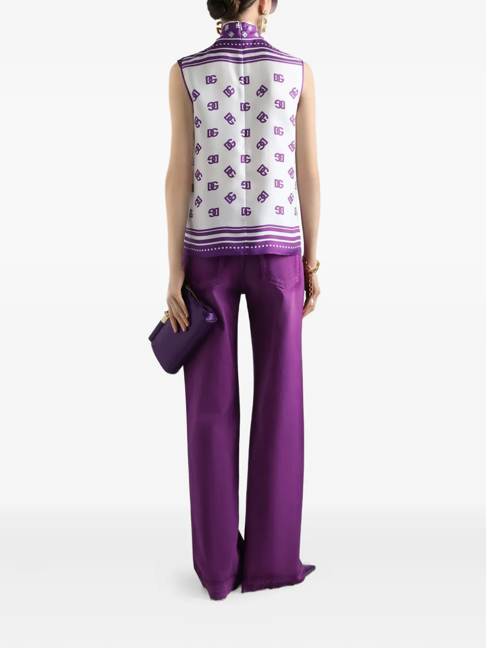 Dolce & Gabbana DNA zijden blouse Wit