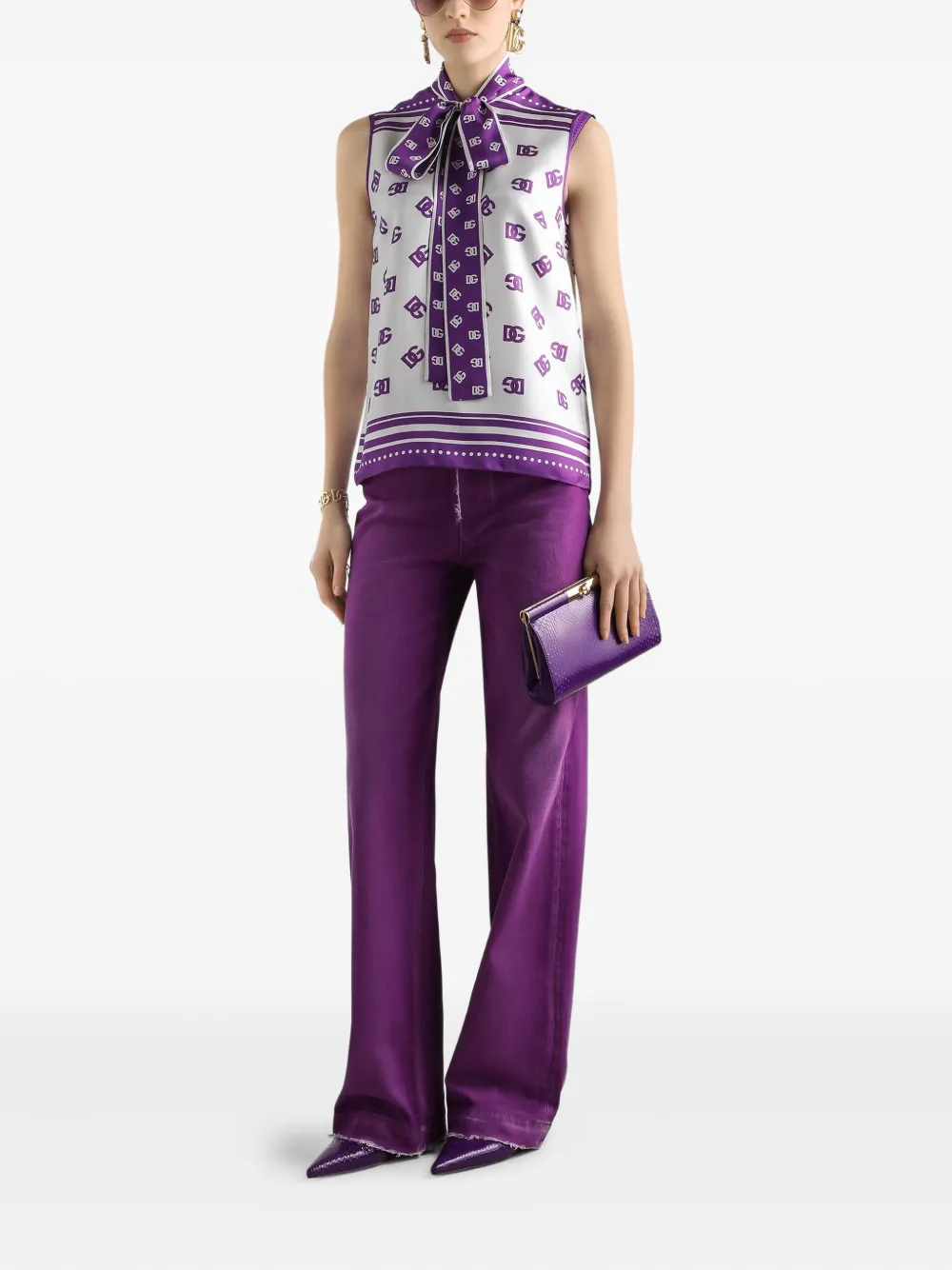 Dolce & Gabbana Zijden blouse - Wit
