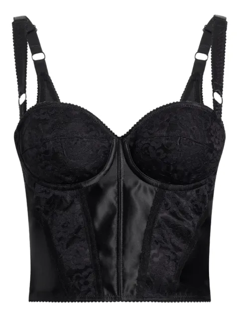 Dolce & Gabbana lace-embellished corset top