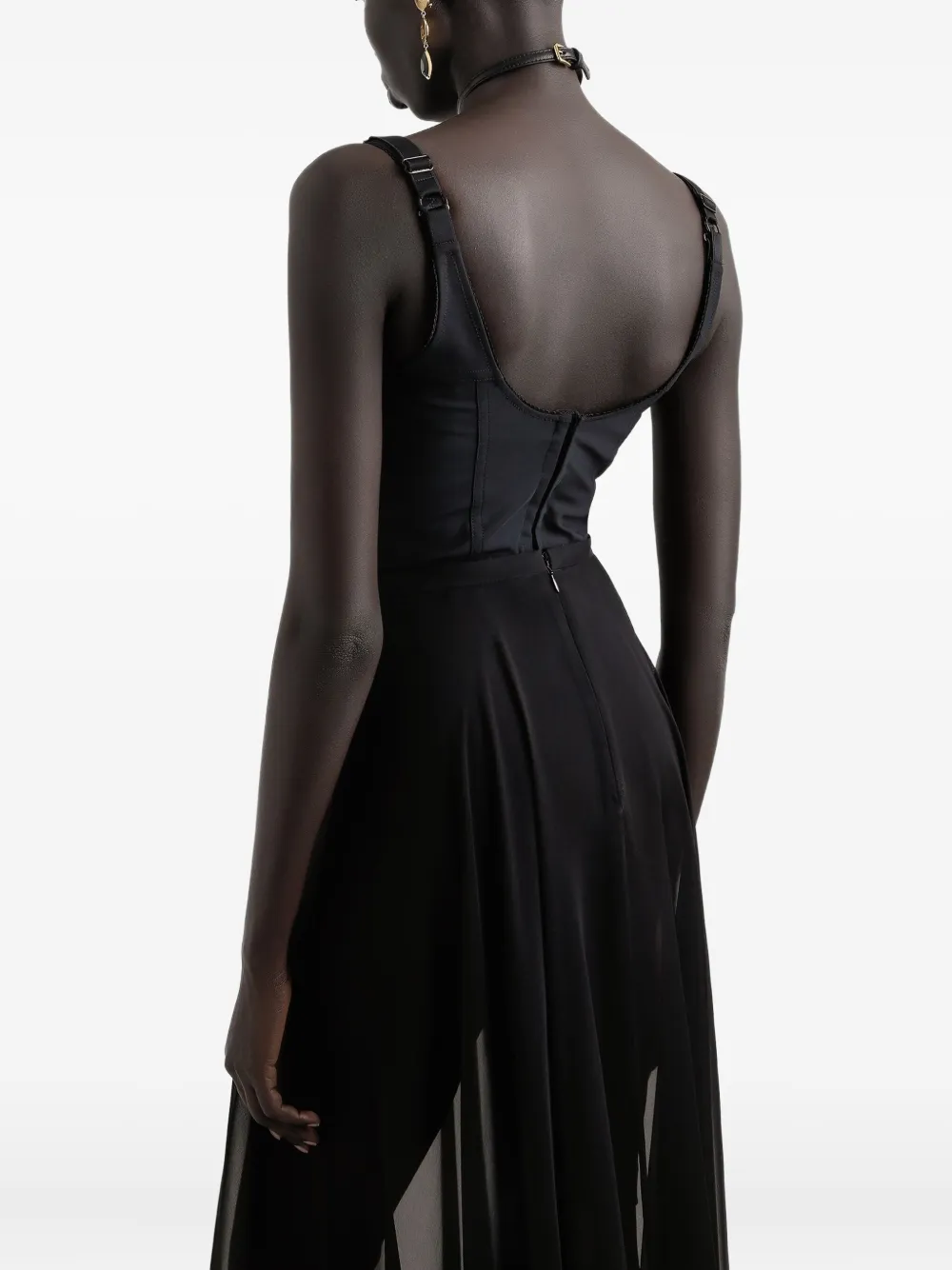 Dolce & Gabbana Korset met kant Zwart