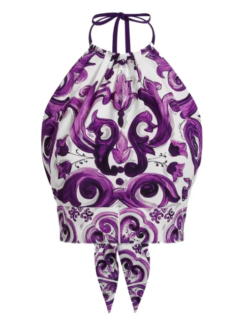 Dolce & Gabbana stretch-silk top