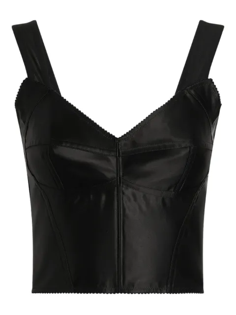 Dolce & Gabbana elastic satin top