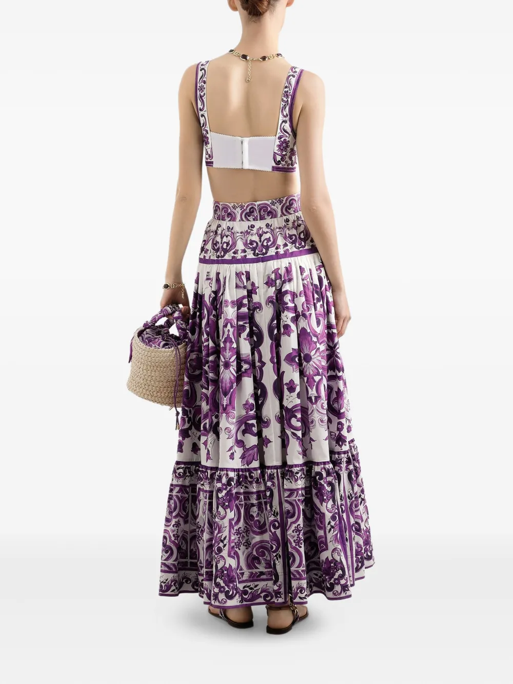 Dolce & Gabbana Top met grafische print Wit