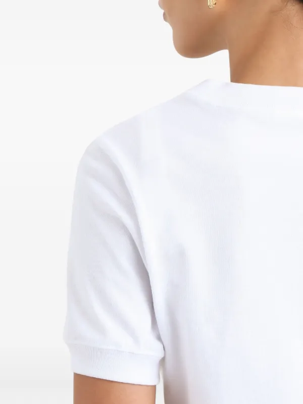 Dolce & Gabbana logo-appliqué Cotton t-shirt | White | FARFETCH