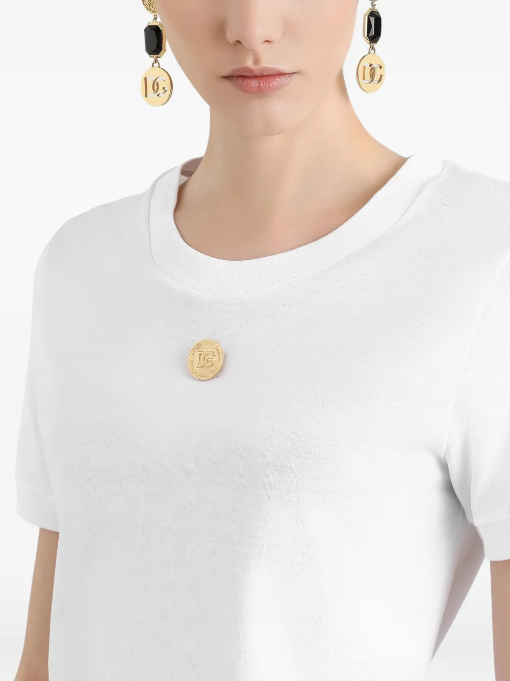 Dolce & Gabbana Medal T-shirt In White