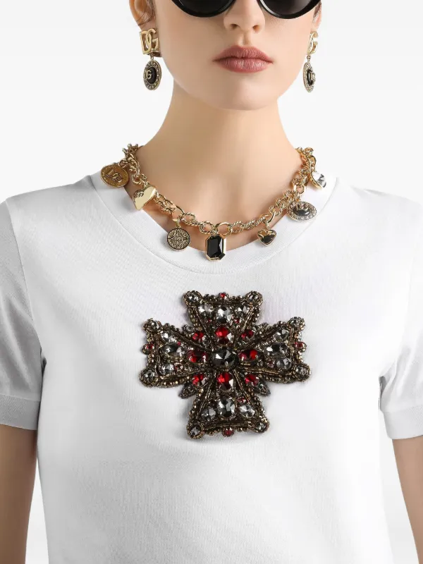 Dolce & Gabbana Cross Tシャツ | ホワイト | FARFETCH JP