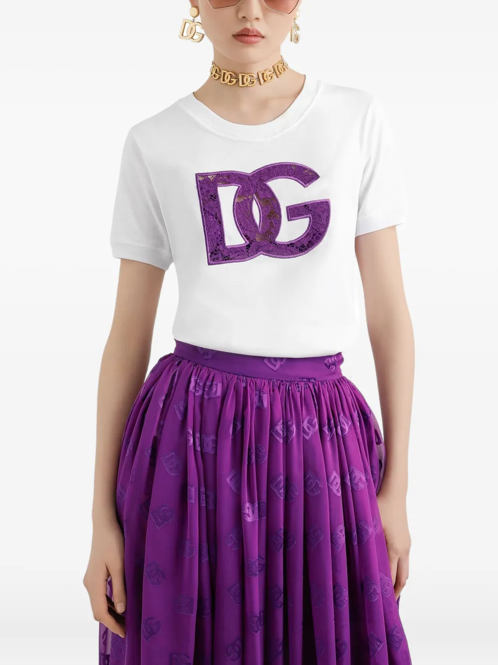Dolce & Gabbana Katoenen T-shirt Wit