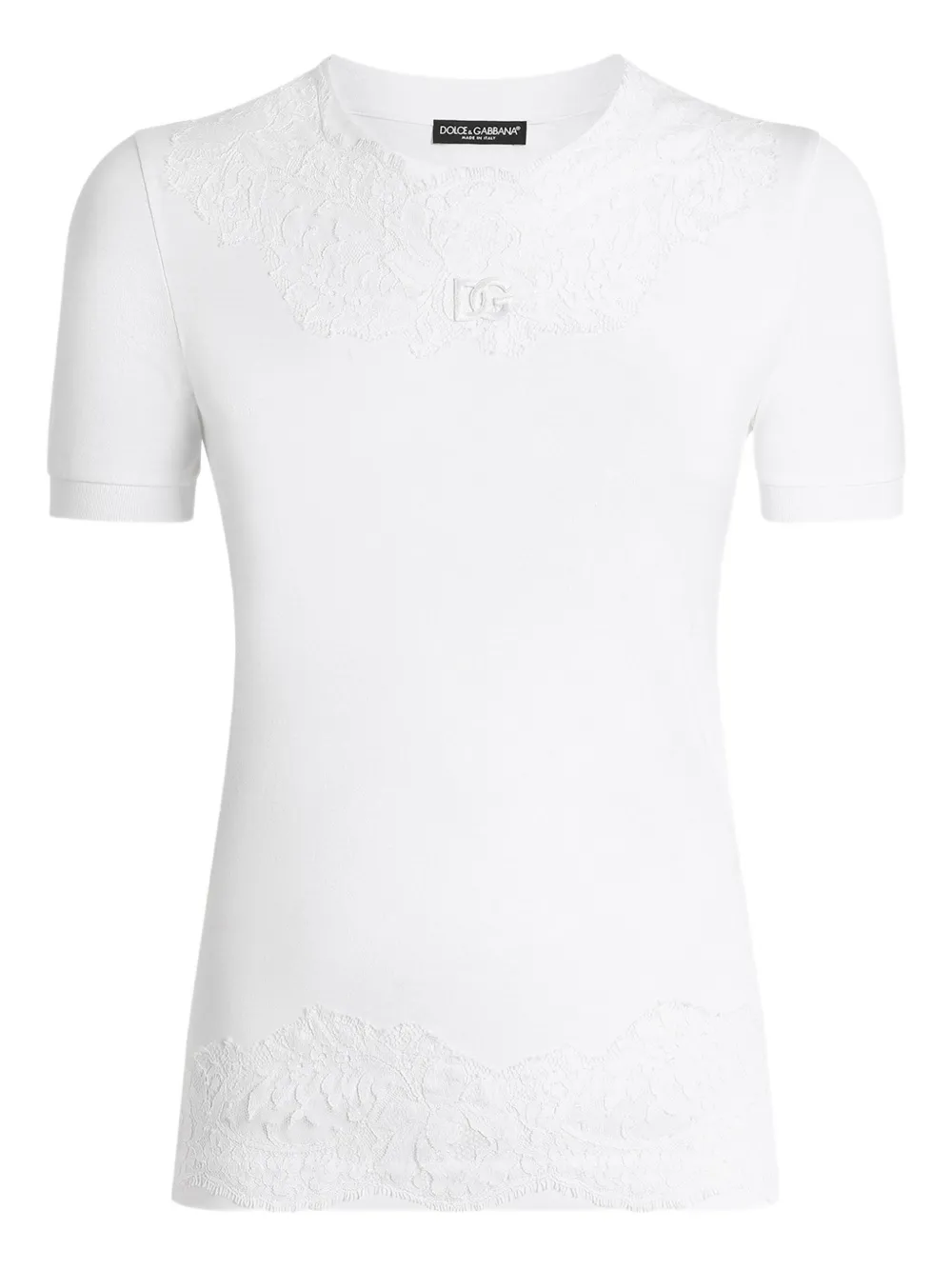 Dolce & Gabbana Embroidered T-shirt In White