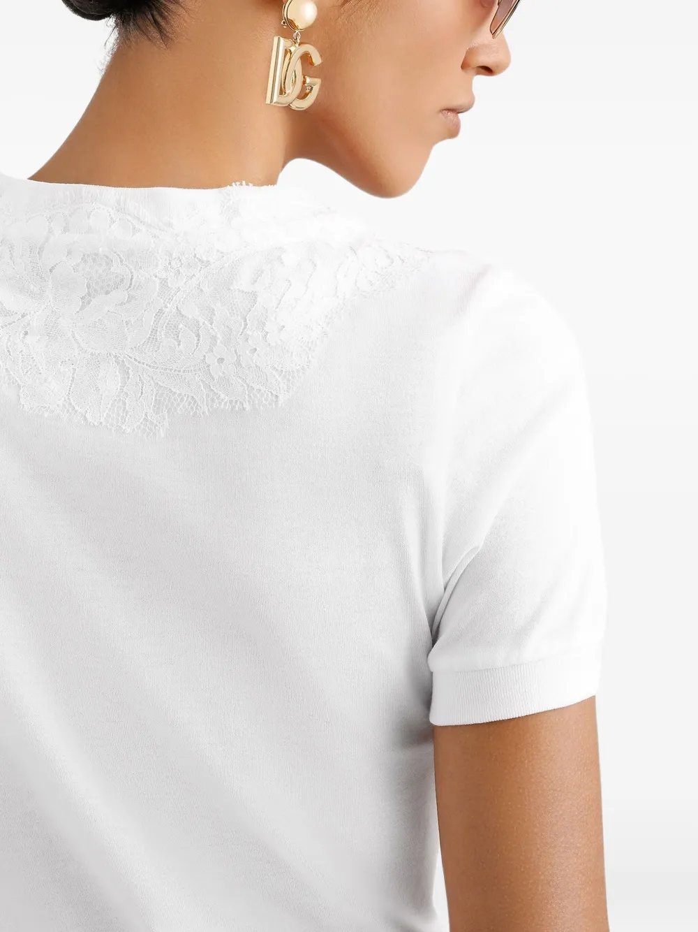 Dolce & Gabbana Embroidered T-shirt In White