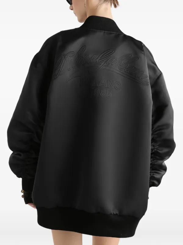 Dolce & Gabbana パデッド ボンバージャケット | ブラック | FARFETCH JP