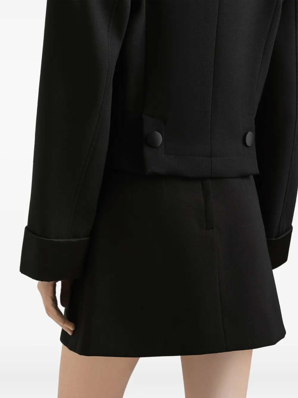 Dolce & Gabbana Jack met dubbele rij knopen Zwart