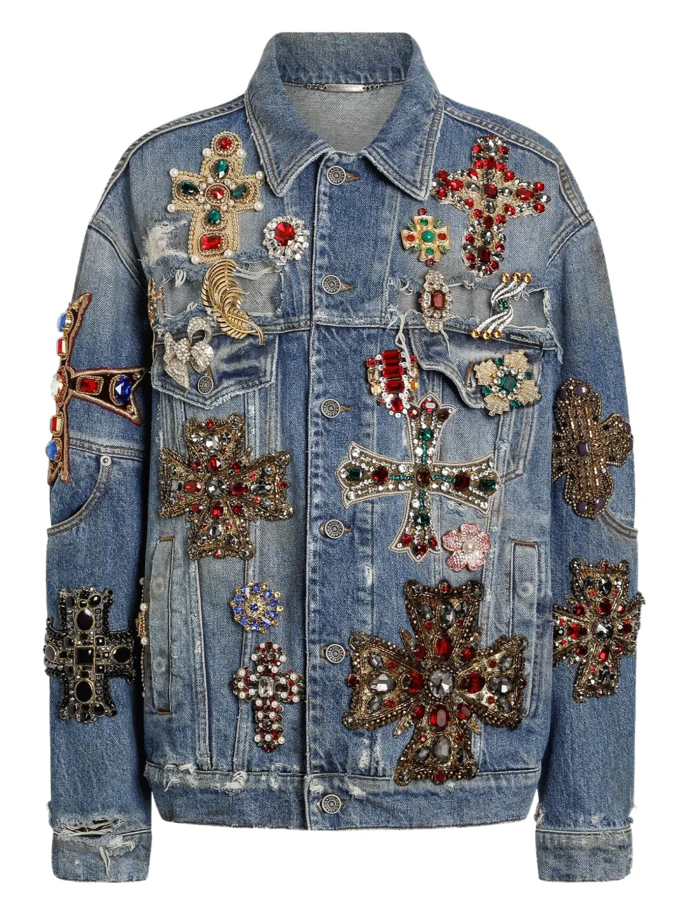 Dolce & Gabbana Denim jack Blauw