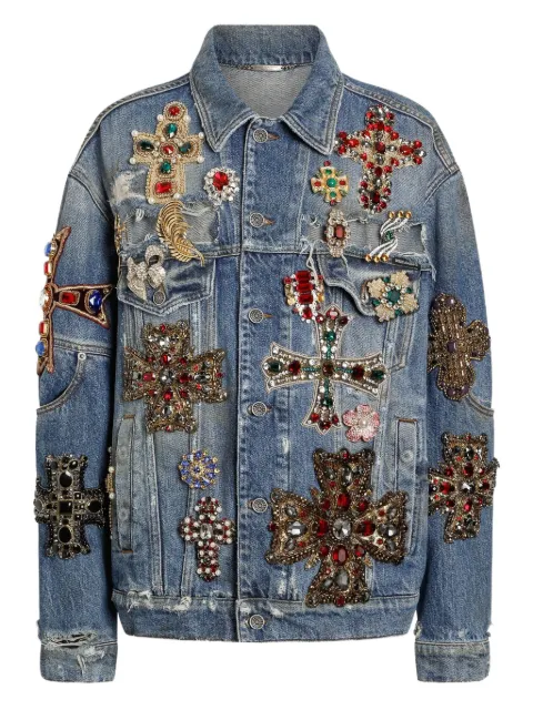 Dolce & Gabbana embellished denim jacket