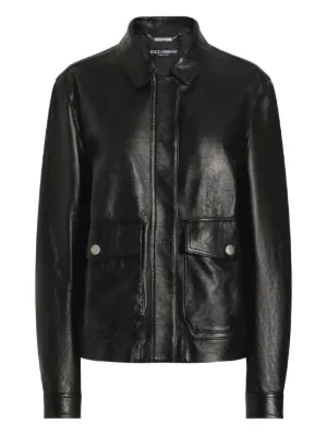 D&G ドルチェアンドガッバーナ レディース レザー ライダース ジャケット Dolce & Gabbana(ドルチェ&ガッバーナ) レザージャケット