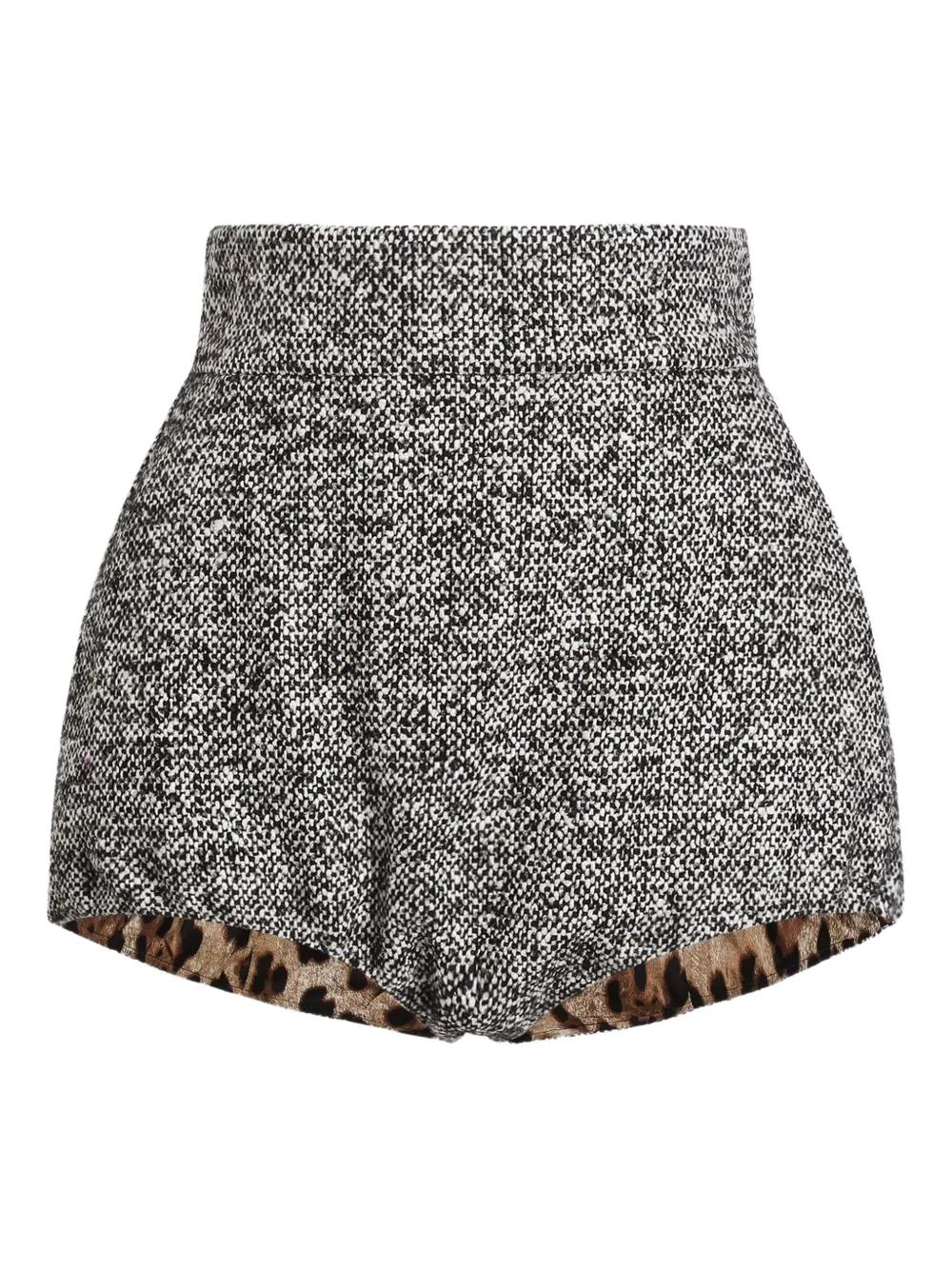 Dolce & Gabbana Tweed ballonshorts Zwart