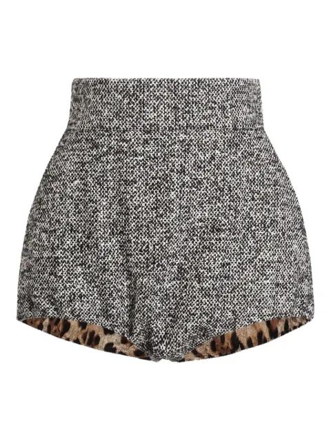 Dolce & Gabbana tweed balloon shorts