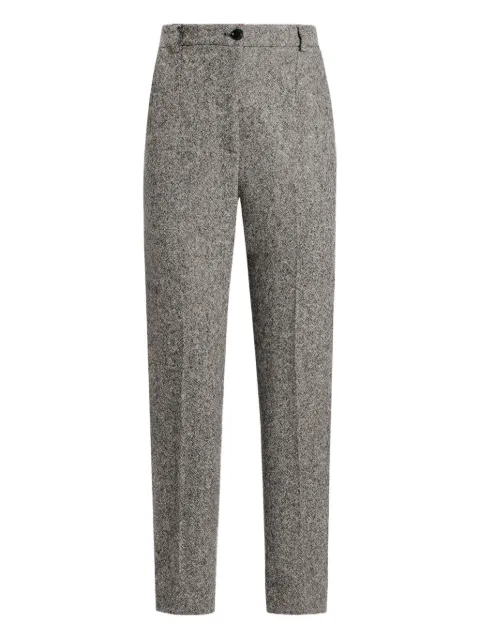 Dolce & Gabbana tweed mélange trousers