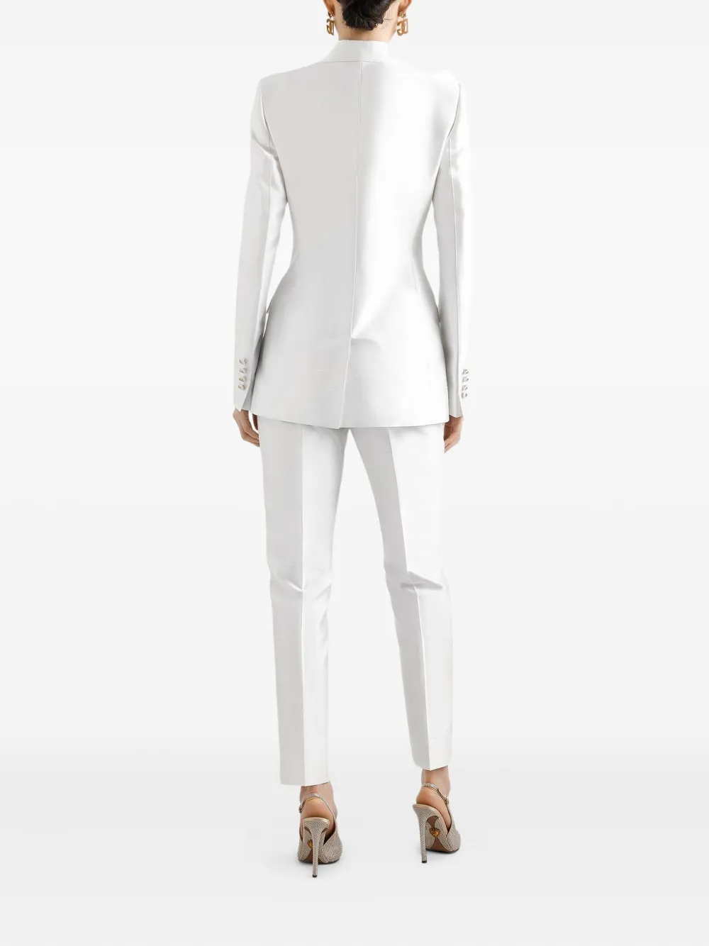 Dolce & Gabbana Zijden broek Wit