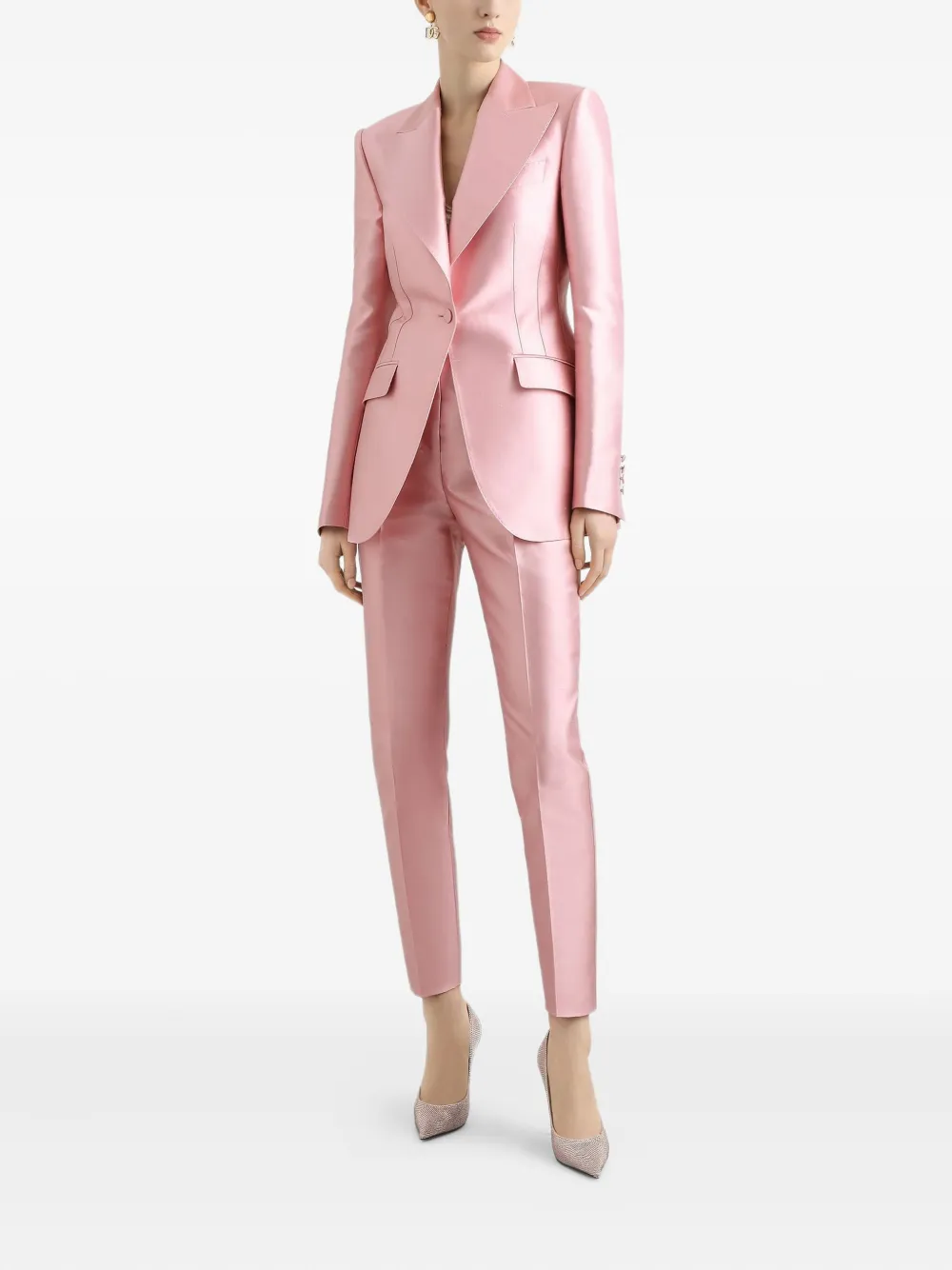 Dolce & Gabbana Shantung broek - Roze