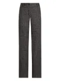 Dolce & Gabbana striped tweed trousers - Black