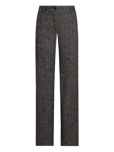 Dolce & Gabbana striped tweed trousers